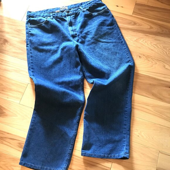 David Taylor Men's Jeans: Vintage Loose Fit Blue Jeans, Size 42x30 - Picture 5 of 10